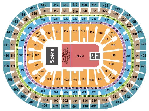 ENDSTAGE GA PIT 2 Seating Map Seating Chart