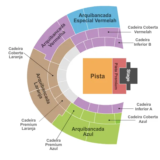 BLACK SABBATH Seating Map Seating Chart