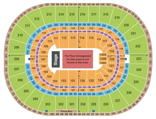 GENERIC FLOOR Seating Map Seating Chart