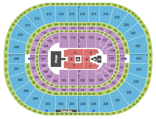 KENDRICK LAMAR Seating Map Seating Chart