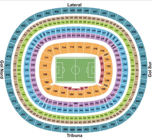 SOCCER STATIC Seating Map Seating Chart