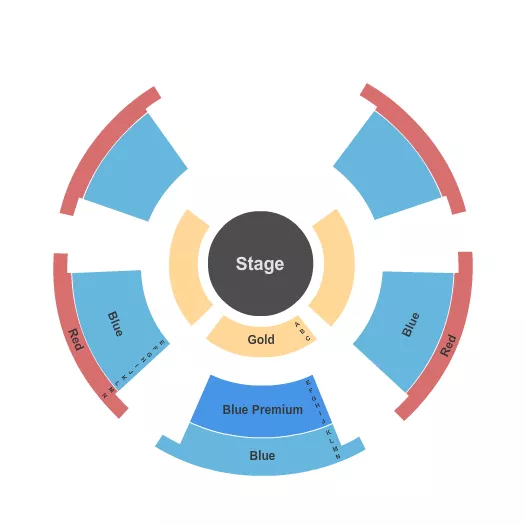 CIRQUE ITALIA Seating Map Seating Chart