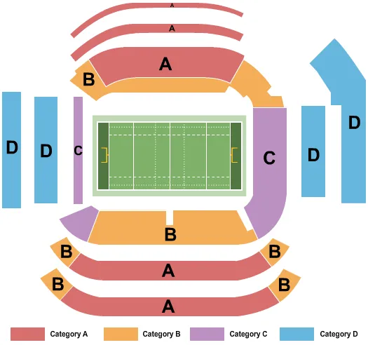 EDEN PARK NEW ZEALAND RUGBY Seating Map Seating Chart