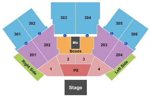 ENDSTAGE GA PIT 5 Seating Map Seating Chart