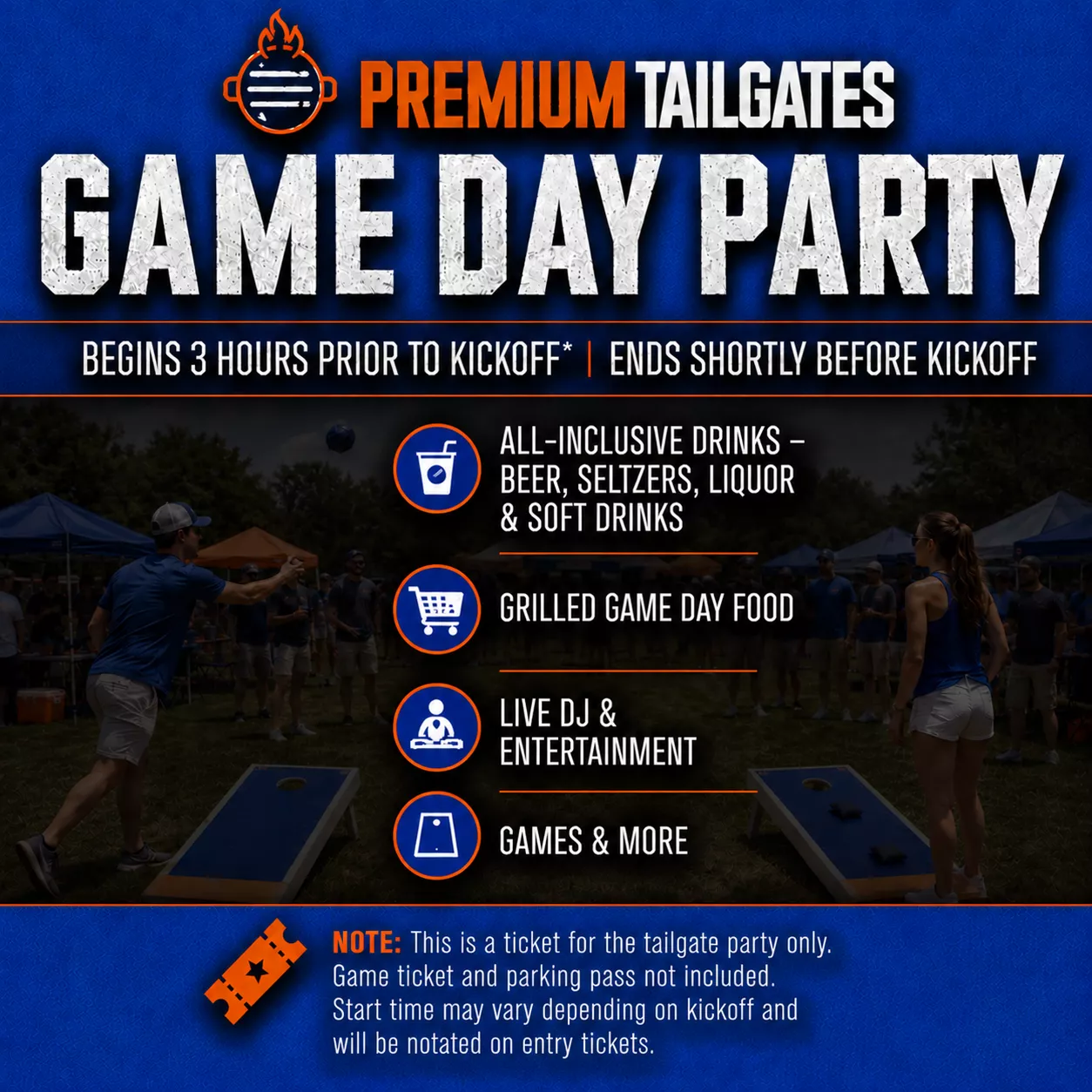 PREMIUM TAILGATE LOT GAINESVILLE PREMIUM TAILGATE GATORS Seating Map Seating Chart