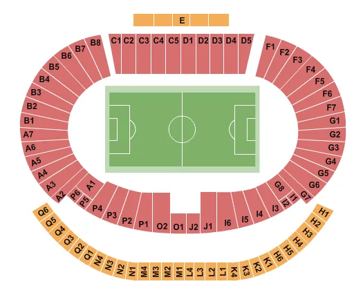 SOCCER Seating Map Seating Chart