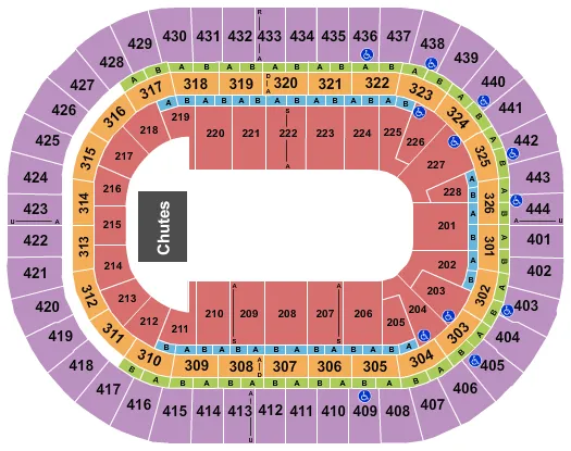 PBR Seating Map Seating Chart
