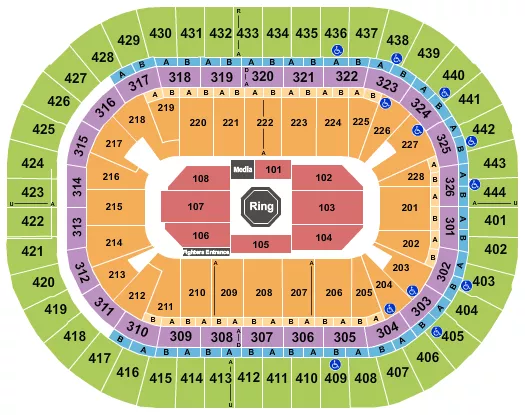 UFC 3 Seating Map Seating Chart