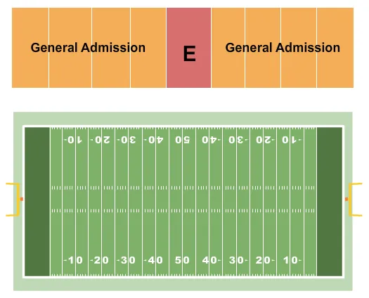 FOOTBALL Seating Map Seating Chart