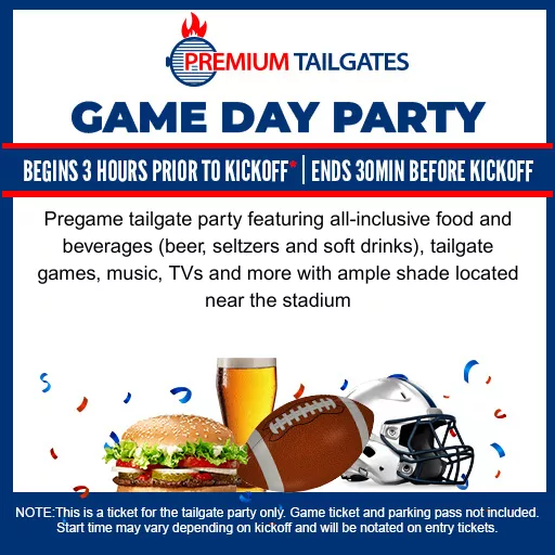 PREMIUM TAILGATE LOT LINCOLN TAILGATE Seating Map Seating Chart