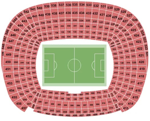 SOCCER Seating Map Seating Chart