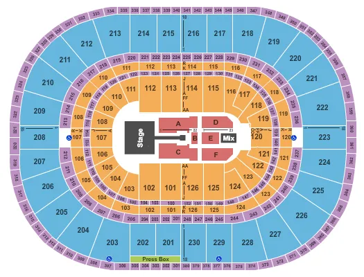 DRAKE Seating Map Seating Chart
