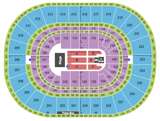 RIHANNA Seating Map Seating Chart