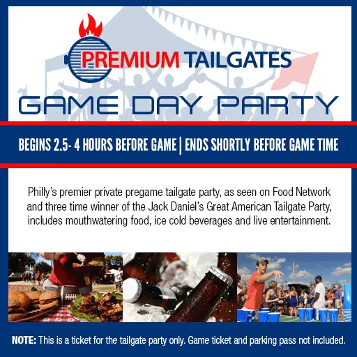 PREMIUM TAILGATE TENT PHL TAILGATING Seating Map Seating Chart