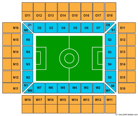 CENTER STAGE Seating Map Seating Chart