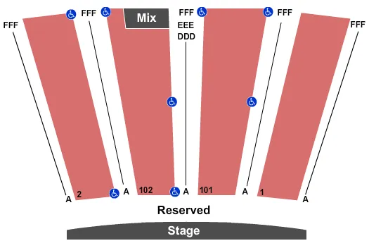 ENDSTAGE 2 Seating Map Seating Chart
