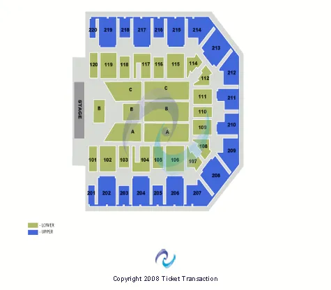 IL DIVO Seating Map Seating Chart