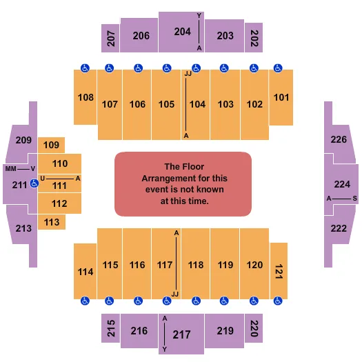 GENERIC FLOOR Seating Map Seating Chart