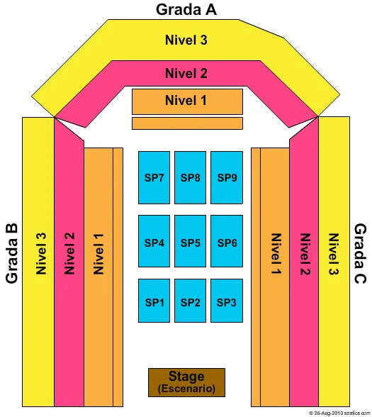 STING CONSULT MAPS TEAM BEFORE USING Seating Map Seating Chart