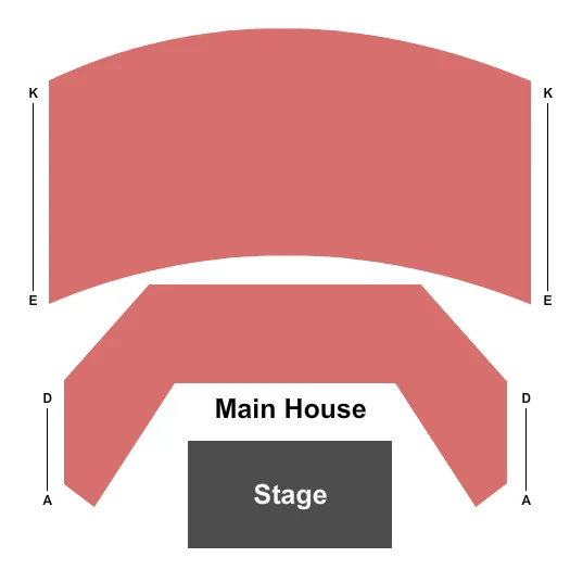 THE OTHER PALACE MAIN STAGE END STAGE Seating Map Seating Chart