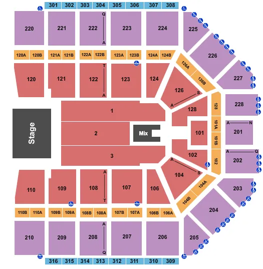 JOURNEY Seating Map Seating Chart