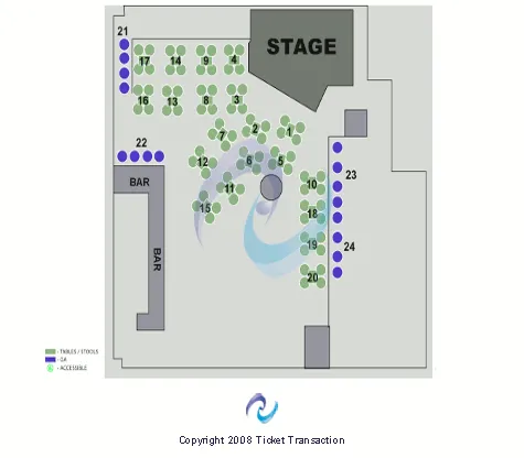 CAMP BAR Seating Map Seating Chart