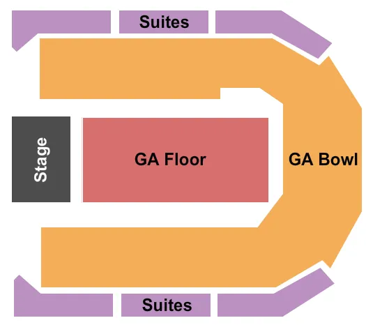 ALL GA Seating Map Seating Chart