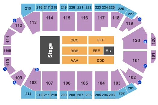 HANS ZIMMER Seating Map Seating Chart