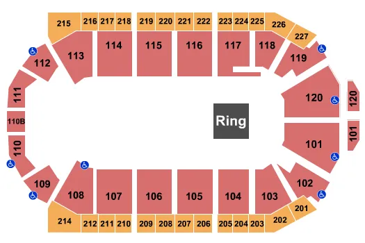 MMA Seating Map Seating Chart