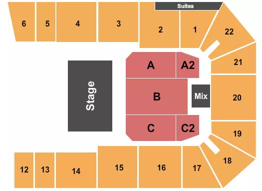 HALF HOUSE Seating Map Seating Chart