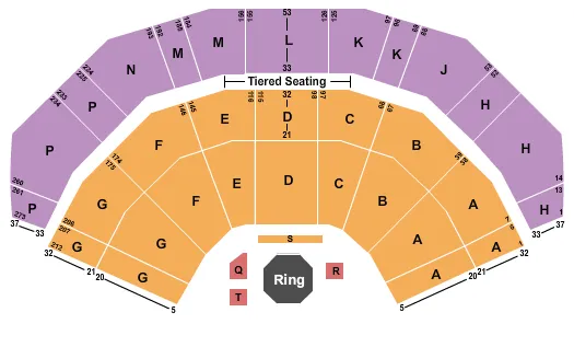3ARENA DUBLIN BELLATOR Seating Map Seating Chart