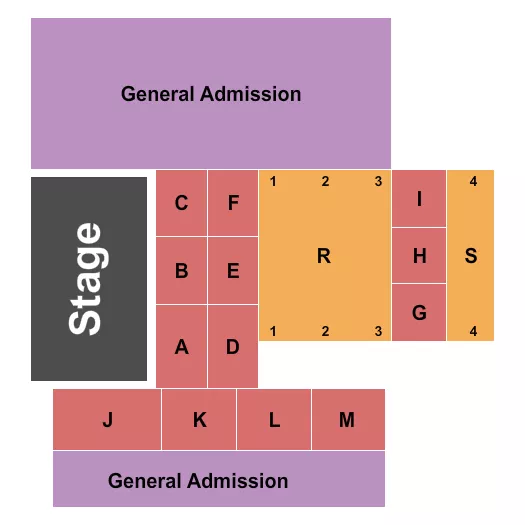 ENDSTAGE TABLES 3 Seating Map Seating Chart