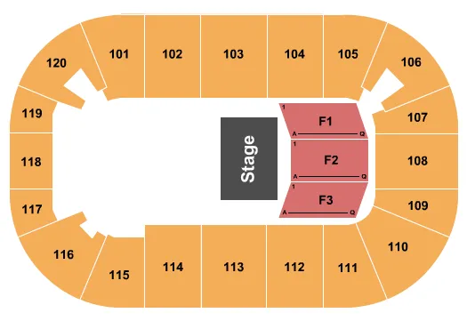 SESAME STREET Seating Map Seating Chart