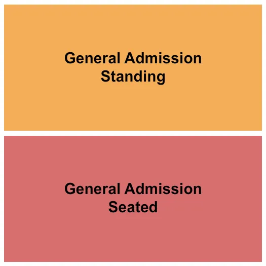 GA SEATED STANDING Seating Map Seating Chart