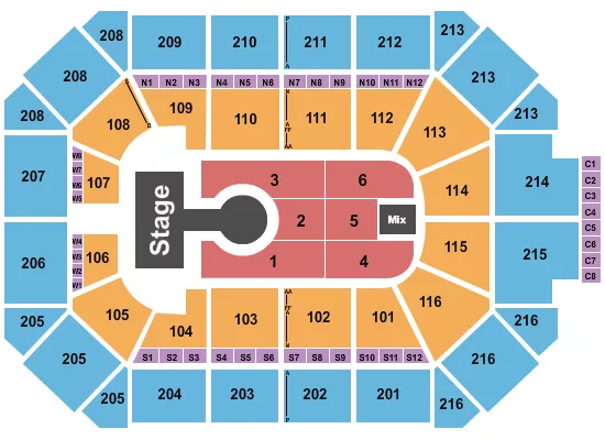 DILJIT DOSANJH Seating Map Seating Chart