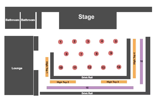 TABLES Seating Map Seating Chart