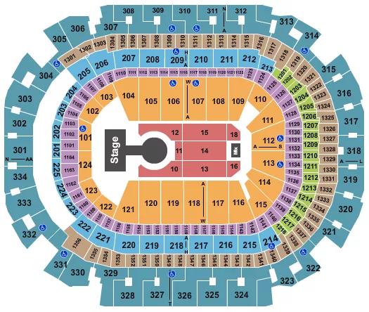 DILJIT DOSANJH Seating Map Seating Chart