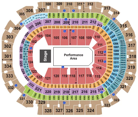 OPEN FLOOR Seating Map Seating Chart