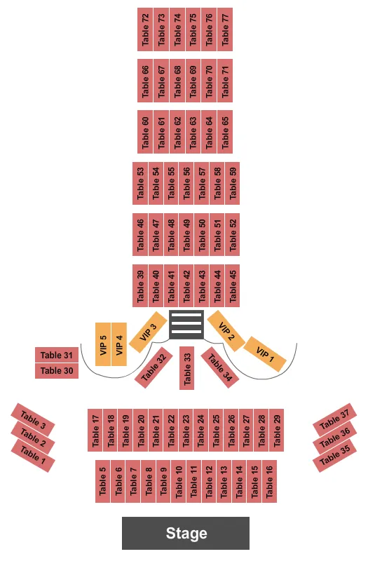 CINTAS Seating Map Seating Chart