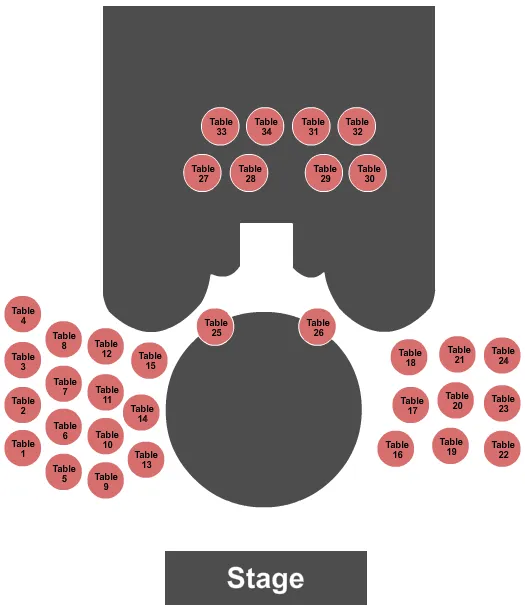 ENDSTAGE 2 Seating Map Seating Chart