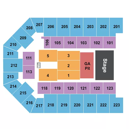 HARDY Seating Map Seating Chart