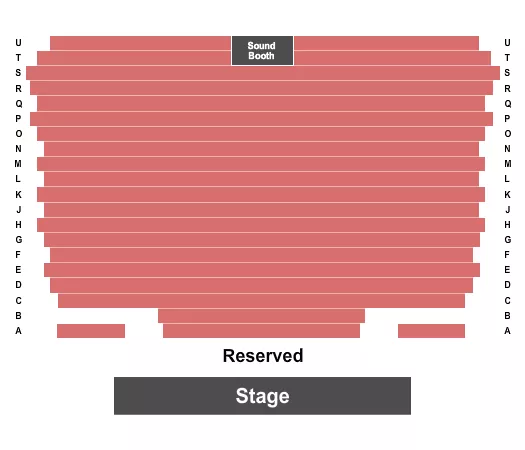ENDSTAGE Seating Map Seating Chart