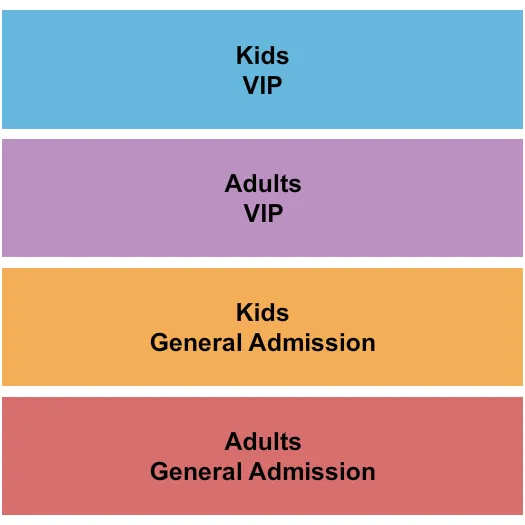 ADULTS GA KIDS GA KIDS VIP ADULTS VIP Seating Map Seating Chart