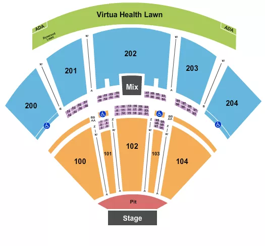 ENDSTAGE GA PIT Seating Map Seating Chart