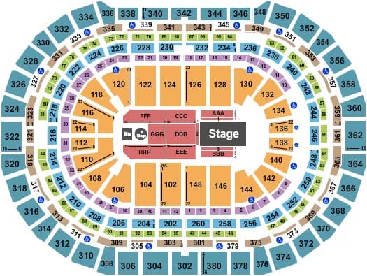 DANCING WITH THE STARS Seating Map Seating Chart