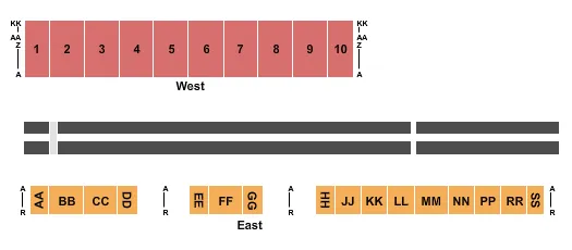 BANDIMERE SPEEDWAY MAP Seating Map Seating Chart