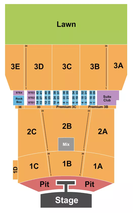 RILEY GREEN Seating Map Seating Chart