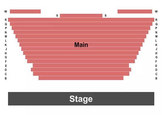ENDSTAGE Seating Map Seating Chart