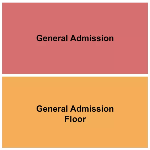 GA GA FLOOR Seating Map Seating Chart