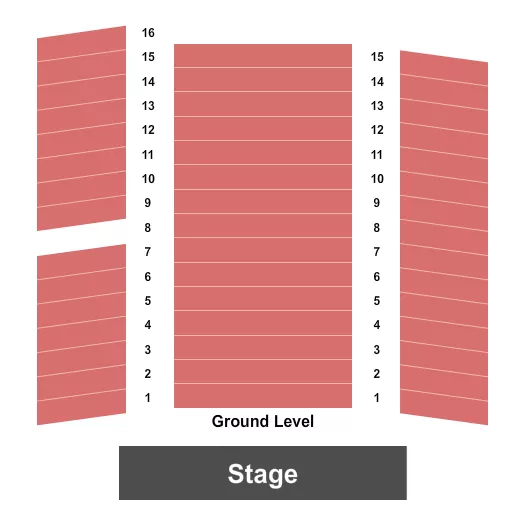 END STAGE Seating Map Seating Chart